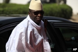 FILE - Gambia's President Yahya Jammeh, Feb. 27, 2014.