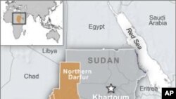 map of Darfur