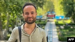 FILE - French citizen Louis Arnaud, shown here in an undated photo provided by his family, was sentenced to five years in prison by an Iranian court.