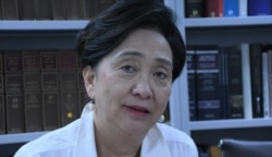 香港民主党前主席、中国维权律师关注组执委刘慧卿。 (美国之音/汤惠芸)