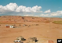 FILE - A remote corner of the Navajo Nation, near Tuba City, Ariz., Aug. 30, 1993. The vastness of rural reservations makes them an ideal location for manufacturing and selling meth, far from the eyes of tribal law enforcement.