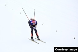 Sadie Bjornsen skied in the 2013 Nordic World Championships at Val di Fiemme, Italy. (Sarah Brunson/US Ski Team)
