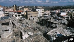 လက်ဘနွန်တောင်ပိုင်းမှာမြင်ရတဲ့ အပျက်အစီးများ (နိုဝင်ဘာ ၂၈၊ ၂၀၂၄)