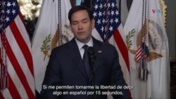 Marco Rubio envía mensaje en español tras asumir como secretario de Estado de EEUU