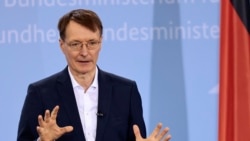 German Health Minister Karl Lauterbach attends a handover ceremony in Berlin, Germany, Dec. 8, 2021.