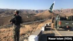 عکس آرشیف از مرزبانان پاکستانی در نزدیکی مرز میان افغانستان و پاکستان