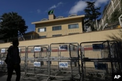 Consulado de Arabia Saudita en Estambul, donde se teme que puede haber sido asesinado el periodista saudita exiliado en #EE.UU. Jamal Khashoggi.