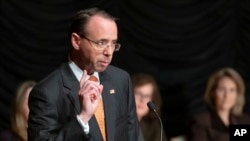 Procurador General de los Estados Unidos, Rod Rosenstein.