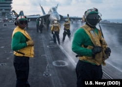 The Carl Vinson Carrier Strike Group is on its way to the Korean Peninsula.