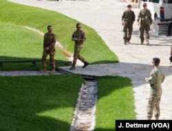 Visoki Dečani is protected by soldiers from the NATO-led international peacekeeping force, KFOR. It has been attacked several times since the end of the Kosovo War, the last time in 2007.