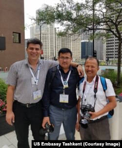Chapdan, Eldor Asanov, Xurshid Daliyev va Jamshid Niyozov, Chikago, avgust, 2018