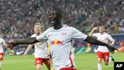 Naby Keita, joueur du RB Leipzig, le 10 septembre 2016.