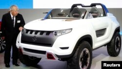 Osamu Suzuki, CEO Suzuki Motor Corp yang akan meningkatkan rencana investasinya sebesar US$1 milyar di Indonesia.