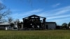 FILE PHOTO: The structure of a mosque is seen one day after a fire at the Victoria Islamic Center inn Victoria, Texas Jan. 29, 2017. 