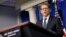 White House press secretary Jay Carney speaks during the daily briefing at the White House in Washington, Aug. 1, 2013. 