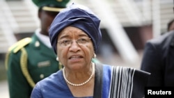 Liberian President Ellen Johnson Sirleaf, February 16, 2012.