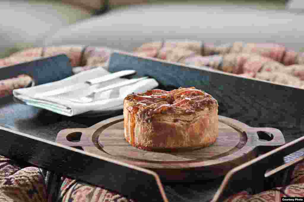 An apple pie guests can enjoy during the inauguration at the presidential suite at Washington's Park Hyatt hotel. (Park Hyatt) 