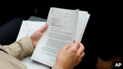 Kopija pisma "uzbunjivača" koje je vršilac dužnosti direktor nacionalnih obaveštajnih službi predao Senatu i Odboru za obaveštajna pitanja Predstavničkog doma.