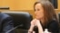 FILE - Rep. Kathleen Rice, listens to testimony of the House Subcommittee on Terrorism and Intelligence at a hearing on June, 20, 2017, at the U.S. District Courthouse in Central Islip, New York.
