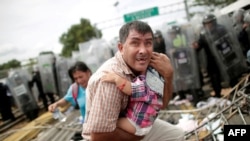 La caravana de migrantes, en fotografías 