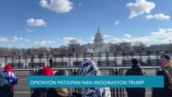  Moun Washington Bay Opinyon yo Sou Envestiti Donald Trump