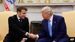 ԱՄՆ նախագահ Դոնալդ Թրամփ, Ֆրանսիայի նախագահ Էմանուել Մակրոն
