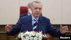 Presiden Turki Tayyip Erdogan mendorong peran pasukan Turki untuk menjaga stabilitas Afghanistan pasca penarikan pasukan AS (foto: dok). 