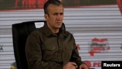 Venezuela's Vice President Tareck Zaidan El Aissami Maddah attends the swearing-in ceremony of the new board of directors of Venezuelan state oil company PDVSA in Caracas, Venezuela, Jan. 31, 2017.