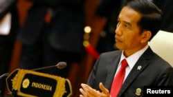 FILE - Indonesia's President Joko Widodo.