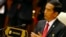 FILE - Indonesia's President Joko Widodo, shown at an ASEAN summit meeting last year in Myanmar, says there have been "no thoughts" of a government apology to victims of the response to a failed coup by the September 30th Movement in 1965.