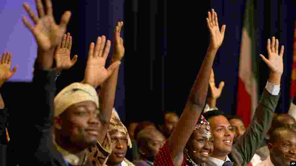 Shugaba Barack Obama a YALI 2015.