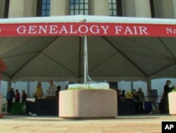 The National Archives holds annual genealogy fairs to help people learn more about searching for their roots.