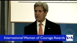 Kerry Honors International Women of Courage 2016 Awardees