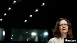 La directora de la CIA, Gina Haspel, durante su audiencia de confirmación ante el Comité de Inteligencia del Senado, celebrado en el Capitolio, el 9 de mayo de 2018.