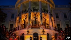 Perayaan Halloween di halaman Selatan Gedung Putih. (Foto: AP)