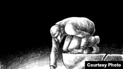 Mana Neyestani's cartoon about the fall of the Iranian rial has been widely circulated on social media.