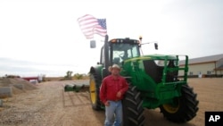 Cody Tobin is pictured Oct. 16, 2020, in Wessington Springs, S.D. Tobin operates a ranch in Jerauld County, which has seen one of the nation's highest rates of coronavirus cases per person, but said he is not afraid of the virus. 