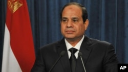 Egypt's President Abdel-Fattah el-Sissi who was army chief when he toppled the country's first democratically elected civilian President Mohamed Morsi on July 3, 2013.
