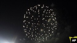 South Korean supporters in Pyeongchang, South Korea celebrate after the IOC announced that Pyeongchang had won the vote to be the host city for the 2018 Winter Olympics, July 7, 2011