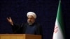 Tổng thống Iran Hassan Rouhani phát biểu nhân ngày 'Ngày Kỹ thuật Hạt nhân' ở Tehran, Iran, 9/4/2015.