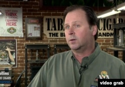 Jim Collins, owner of Tabanero, a cigar maker in Ybor City, Florida.