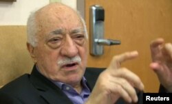 U.S.-based cleric Fethullah Gulen, whose followers Turkey blames for a failed coup, is shown in still image taken from video, speaks to journalists at his home in Saylorsburg, Pa., July 16, 2016.