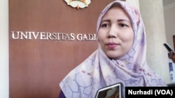 Pakar Geografi UGM, Dyah Rahmawati Hizbaron. (Foto: VOA/Nurhadi)
