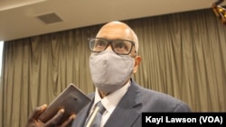 Zeyni Moulaye, ministre malien des affaires étrangères à Lomé, le 8 mars 2021.