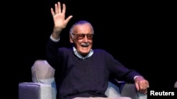 ILE PHOTO: Marvel Comics co-creator Stan Lee attends a tribute event "Extraordinary: Stan Lee" at the Saban Theater in Beverly Hills, California, Aug. 22, 2017.