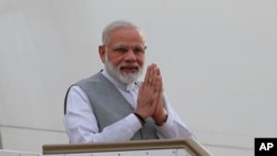 PM India Narendra Modi di Colombo, Sri Lanka, 11 Mei 2017. (Foto: dok).