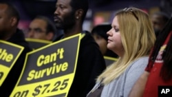 Biểu tình Missouri ủng hộ việc nâng mức lương tối thiểu 