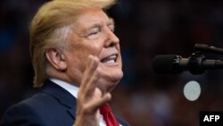 Presiden Amerika Serikat, Donald Trump di Cincinnati, Ohio, 1 Agustus 2019. (Foto: dok).