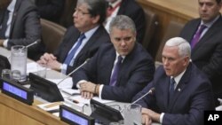 El vicepresidente Mike Pence destacó que 5.000 venezolanos abandonan su país cada día “para escapar la tiranía del régimen”