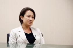 Hsiao Bi-khim, the first woman to serve as Taiwan's de facto ambassador to the United States, has an American mother and studied in the U.S. Photo taken on Oct. 19, 2016.